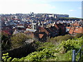 Whitby from path at rear of Abbey House