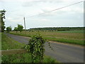 Road and fields at Tunstall