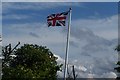 Union flag on a breezy day