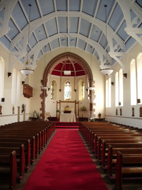 Interior of St Mary's Priory Church, Harrington