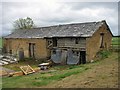 SX3991 : Frankaborough derelict barn and cottage by Jon Coupland
