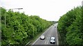 View from bridge over the A2