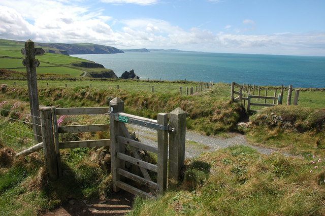 Stile on Pembrokeshire Coast Path