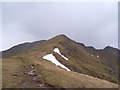 NH0508 : The south-east ridge of Aonach air Chrith. by bill copland