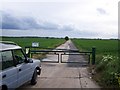 View up disused wartime runway