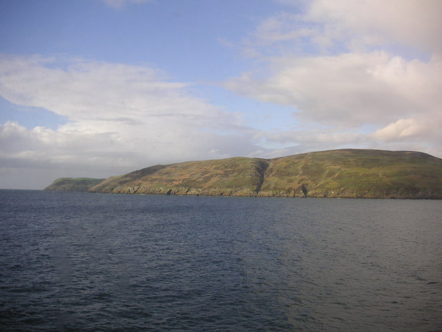 Coastline seen from the Belfast-Stranraer Ferry