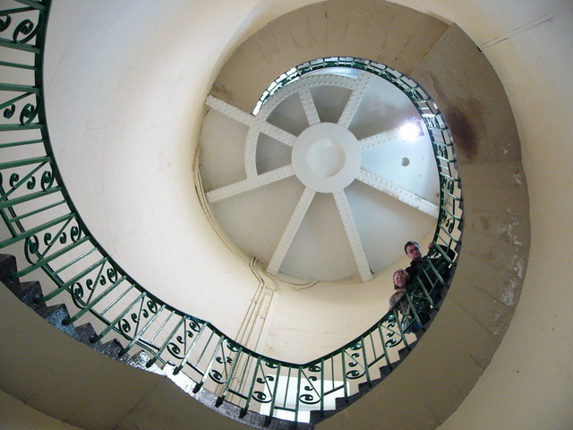 Dungeness, old lighthouse interior