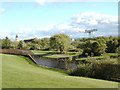 On the north side of the canal looking toward Clydebank