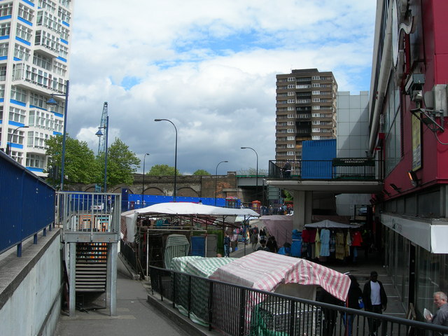 Market at Elephant and Castle © Danny P Robinson :: Geograph Britain ...