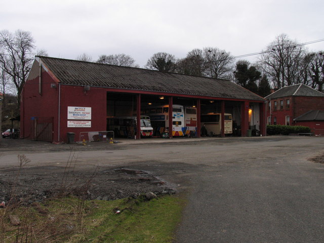 Bus Garage at Dalquhurn