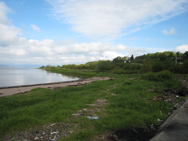 Clyde Foreshore at Westcliff looking NNW