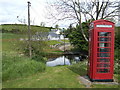 Red telephone box in the Old Town