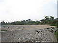 Sandy beach head at Porth Lleiniog