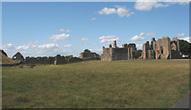 NU1241 : Ruins of Lindisfarne Priory by Pauline E