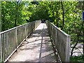 Footbridge over the River Swale from the Car Park