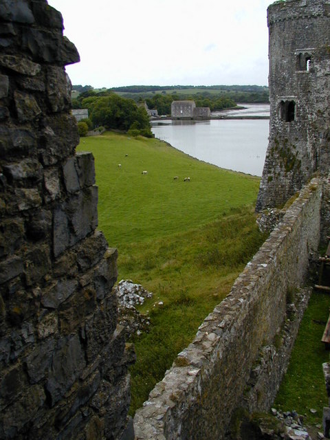 Carew Mill Viewed From The Castle © Chris Gunns Cc By Sa20