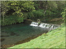 SK2066 : Weir on River Lathkill by Jerry Evans