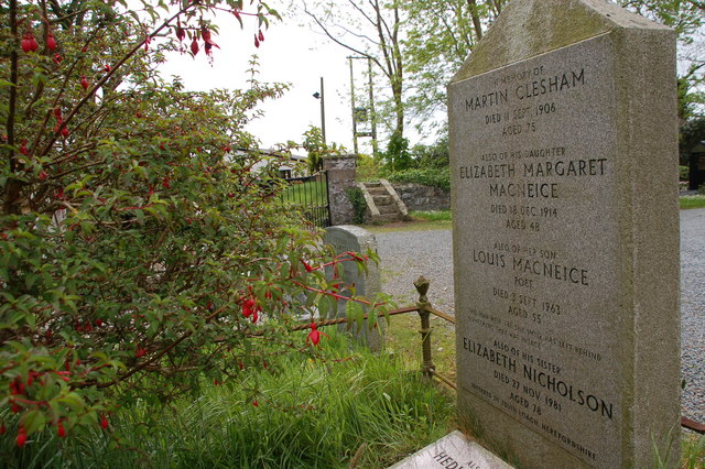 The grave of Louis Macneice near Carrowdore
