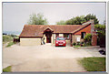 Little Thorness Farm Cottage.  Solent in the background