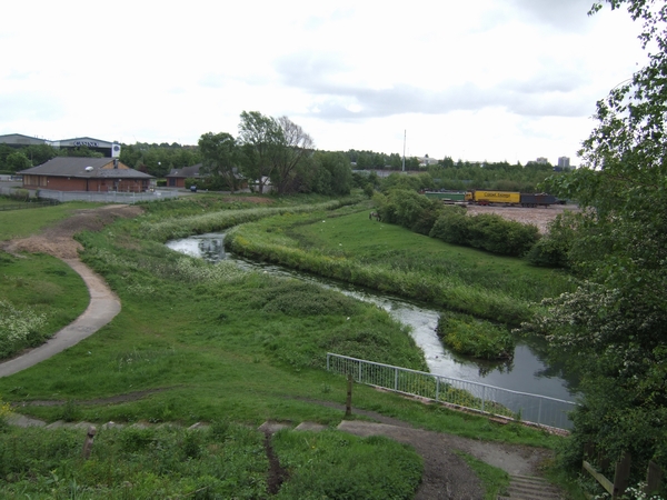 River Tame south of the Anson Branch Canal