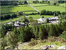 NY2806 : Old Dungeon Ghyll Hotel and Middle Fell Farm by John Fielding