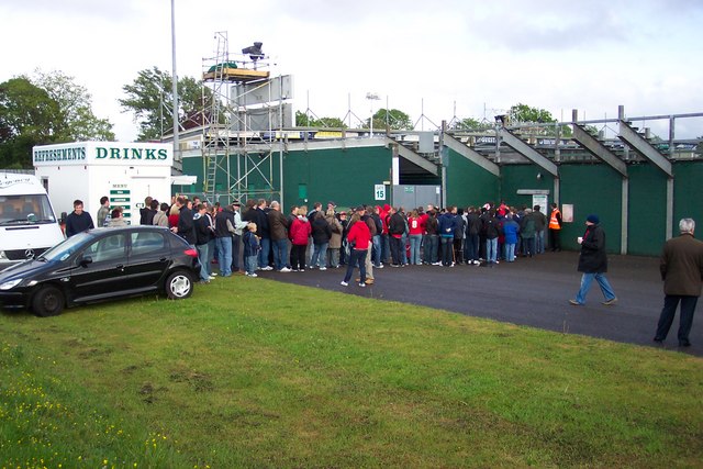 Northern (away) terrace of Yeovil Town... © Nigel Mykura cc-by-sa/2.0 :: Geograph Britain and Ireland
