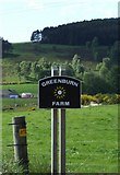 NJ6006 : Greenburn Farm sign by Stanley Howe