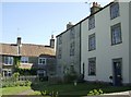 Contrasting buildings in Buckland Dinham