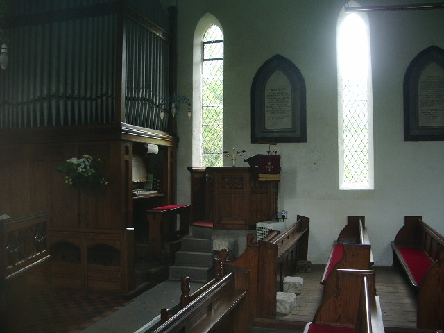 Interior of St John Church, Cowgill
