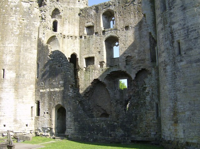 Interior of Nunney Castle