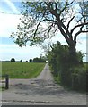 Grovehill Farm entrance