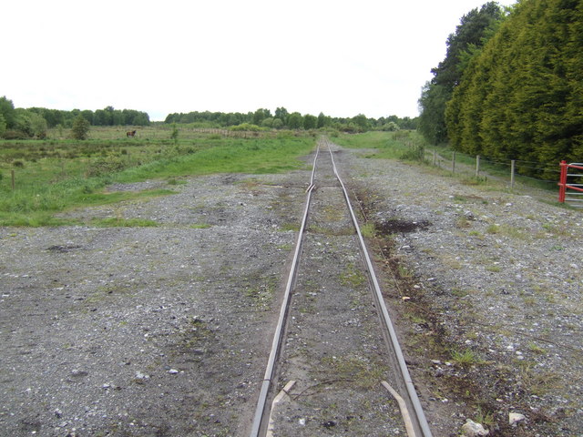 Railway line west of Cushina