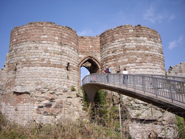 Beeston Castle Gate House and Bridge