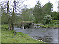 Little road bridge over the Aber Edw