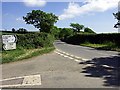 Road junction on the B3289