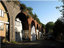 TQ2889 : Alexandra Palace Branch Viaduct by Martin Addison