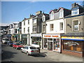 Shops opposite the Porthmadog bus station