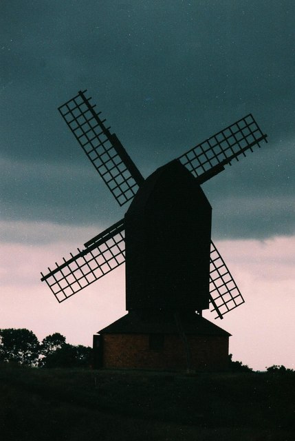 Brill: windmill in ominous weather