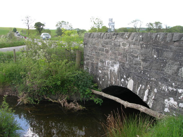 Bridge on A713 & junction with road to Corsock