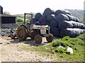 Tractor and silage at Slaughterford