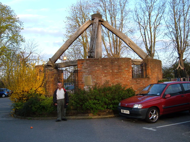 Remains of Post Mill at Mitcham