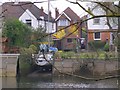 Oliver Road backs onto the River Itchen, Woodmill