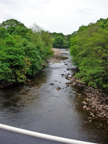 Looking North East up the River Swale