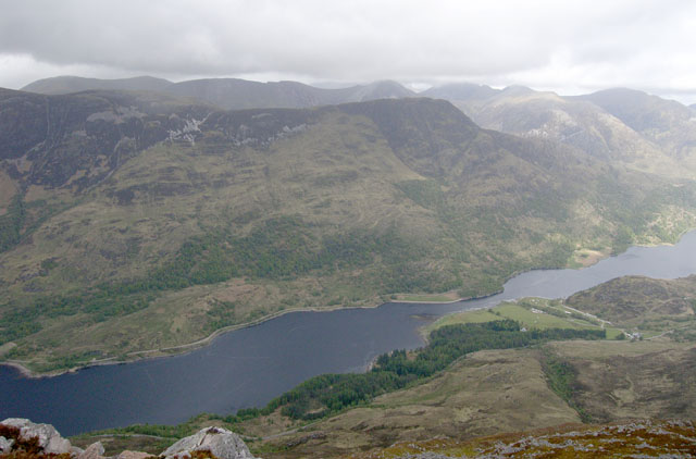 Loch Leven and Caolasnacon from pap of Glen Coe