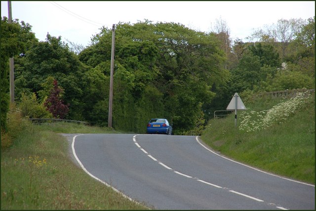 The Craigantlet  Road near Bangor