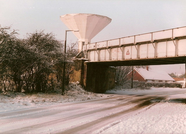 Railway Bridge over road on Southend