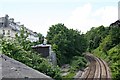 Railway line by Garfield Terrace