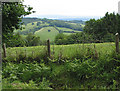 View over countryside from the Gloucestershire Way