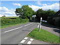 Junction B3081 with minor road, Stoney Stoke