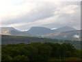 View north west towards Trawsfynydd